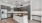 a kitchen with a large island